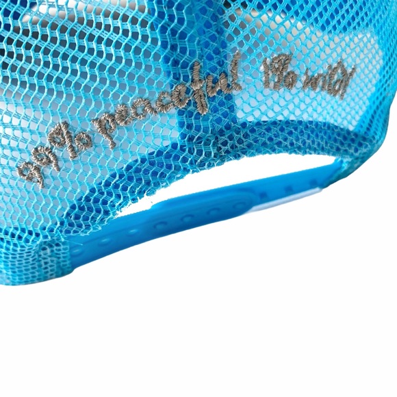 new One With Life Tequila ❃ Embroidery Snap Back Hat ❃ Turquoise Embroidery Logo - Picture 6 of 10